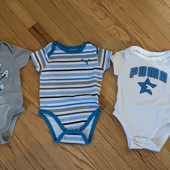 Calvin Klein  and Puma Size 3-6 Months Onesie - Picture 4 of 6